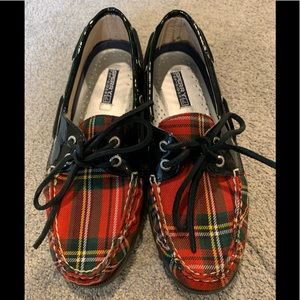 Sperry Plaid Shoes
